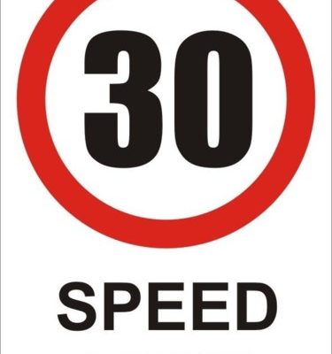 30mph speed limit sign