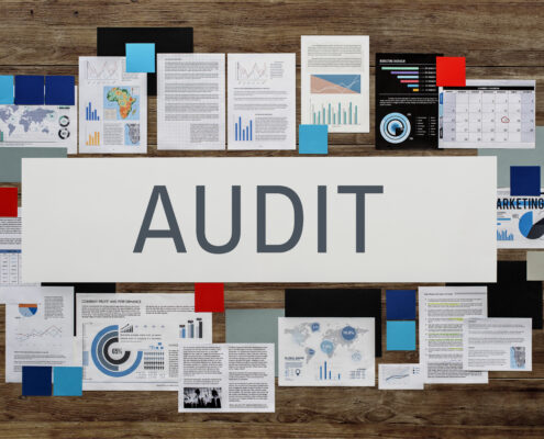 Audit Compliance Evaluation Financial Statement Concept